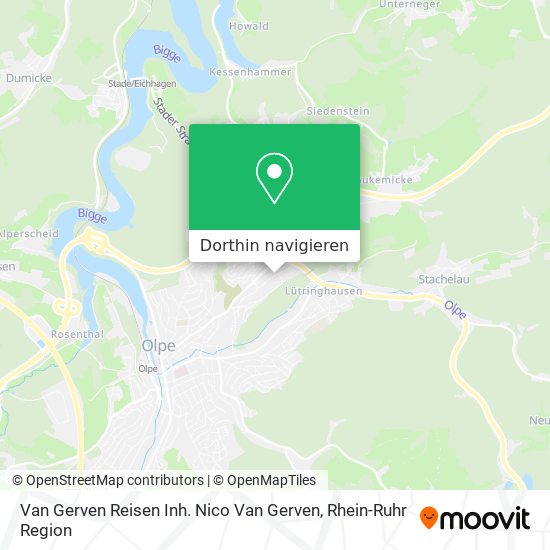 Van Gerven Reisen Inh. Nico Van Gerven Karte