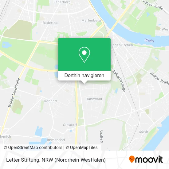 Letter Stiftung Karte