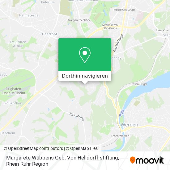 Margarete Wübbens Geb. Von Helldorff-stiftung Karte