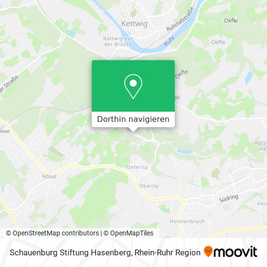 Schauenburg Stiftung Hasenberg Karte