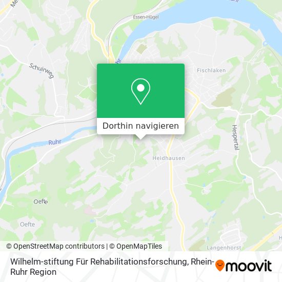 Wilhelm-stiftung Für Rehabilitationsforschung Karte