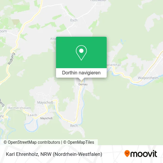 Karl Ehrenholz Karte