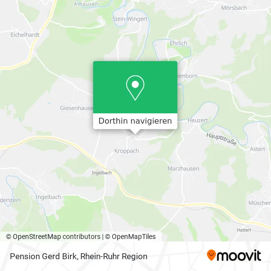 Pension Gerd Birk Karte