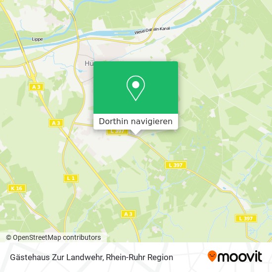 Gästehaus Zur Landwehr Karte