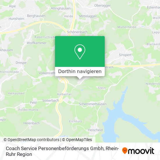 Coach Service Personenbeförderungs Gmbh Karte