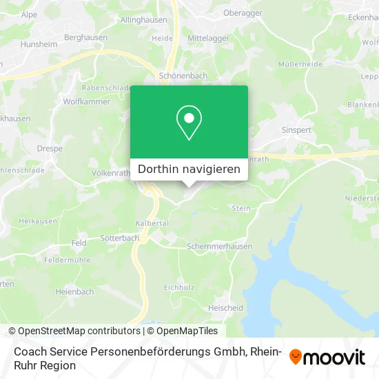 Coach Service Personenbeförderungs Gmbh Karte