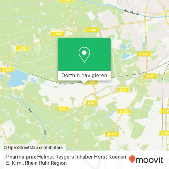 Pharma-prax Helmut Reygers Inhaber Horst Koenen E. Kfm. Karte