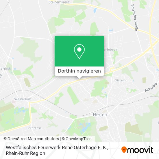 Westfälisches Feuerwerk Rene Osterhage E. K. Karte