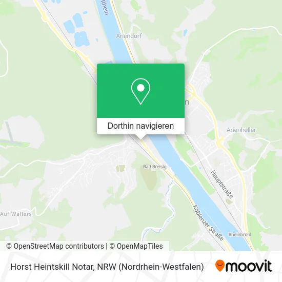 Horst Heintskill Notar Karte