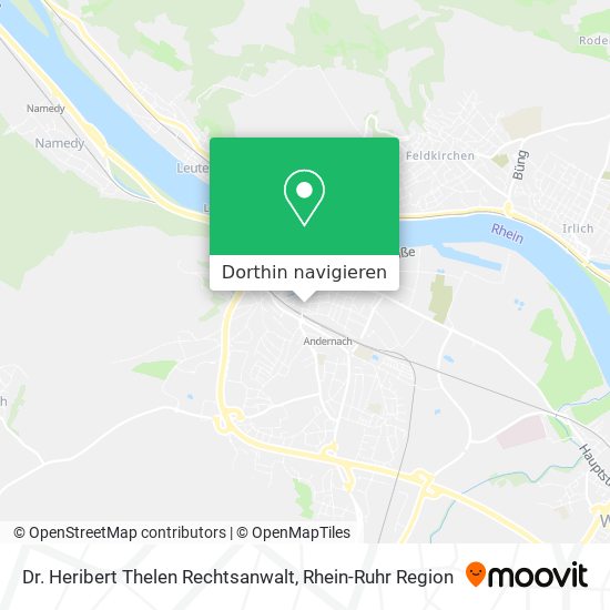 Dr. Heribert Thelen Rechtsanwalt Karte