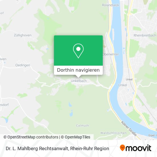 Dr. L. Mahlberg Rechtsanwalt Karte