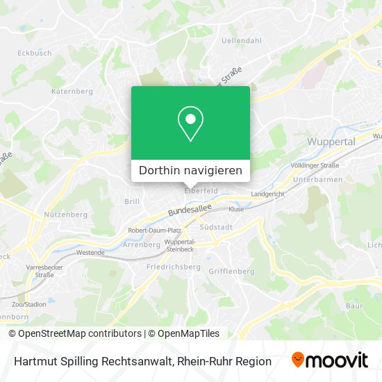 Hartmut Spilling Rechtsanwalt Karte