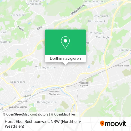 Horst Ebel Rechtsanwalt Karte