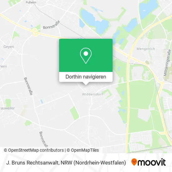 J. Bruns Rechtsanwalt Karte