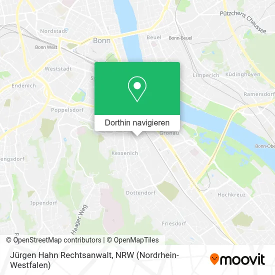 Jürgen Hahn Rechtsanwalt Karte