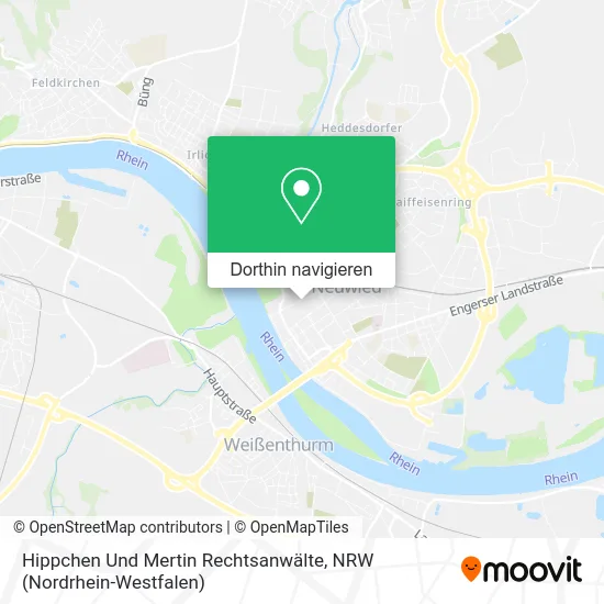 Hippchen Und Mertin Rechtsanwälte Karte