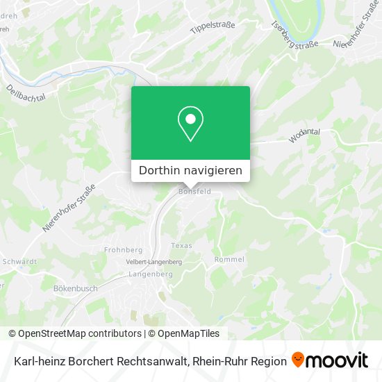 Karl-heinz Borchert Rechtsanwalt Karte