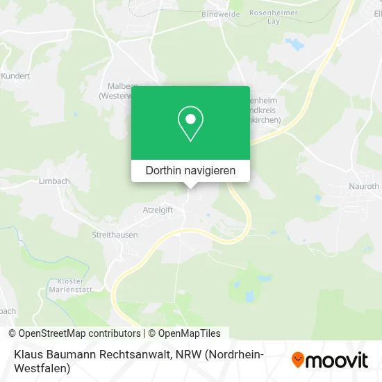 Klaus Baumann Rechtsanwalt Karte