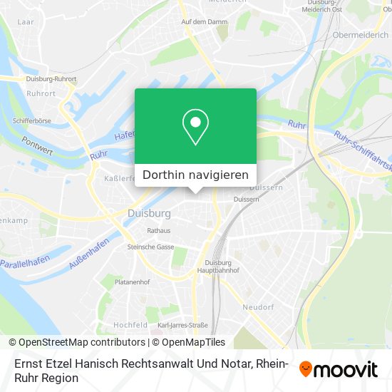 Ernst Etzel Hanisch Rechtsanwalt Und Notar Karte