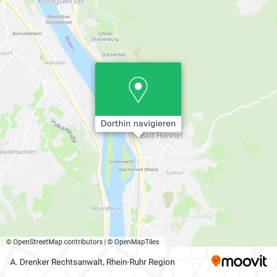 A. Drenker Rechtsanwalt Karte