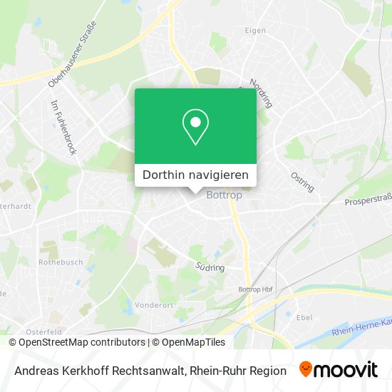 Andreas Kerkhoff Rechtsanwalt Karte