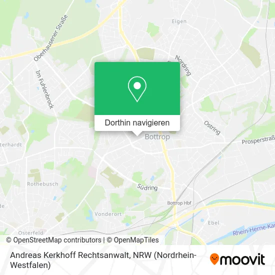 Andreas Kerkhoff Rechtsanwalt Karte