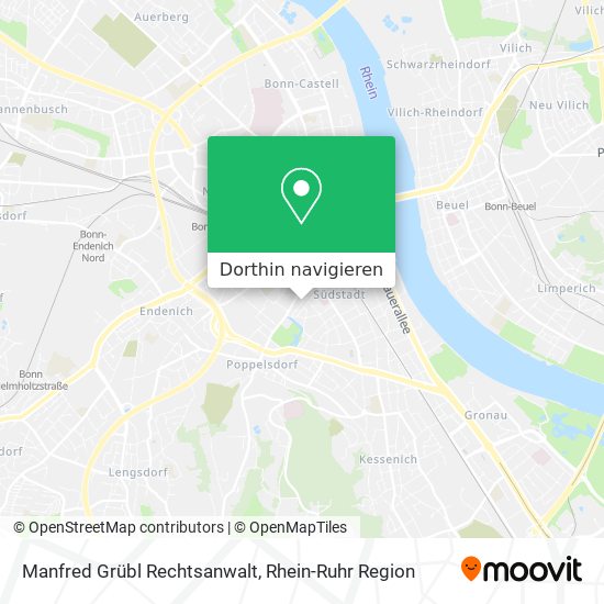 Manfred Grübl Rechtsanwalt Karte