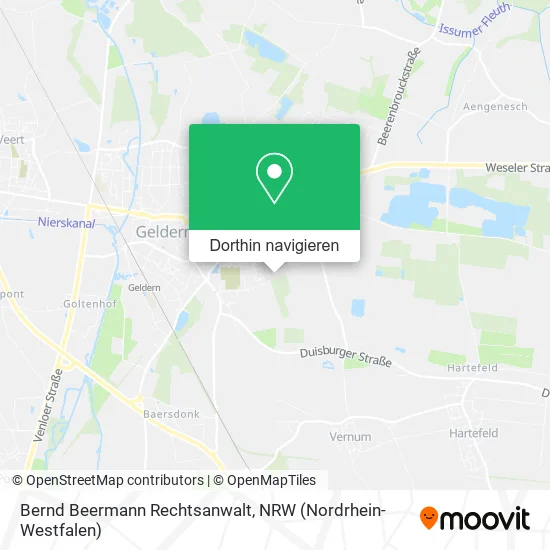 Bernd Beermann Rechtsanwalt Karte