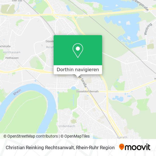 Christian Reinking Rechtsanwalt Karte