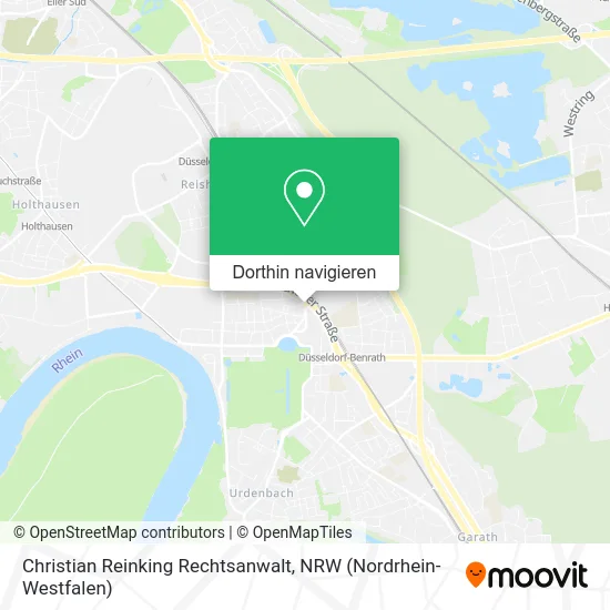 Christian Reinking Rechtsanwalt Karte