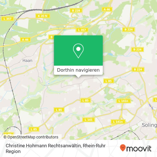 Christine Hohmann Rechtsanwältin Karte