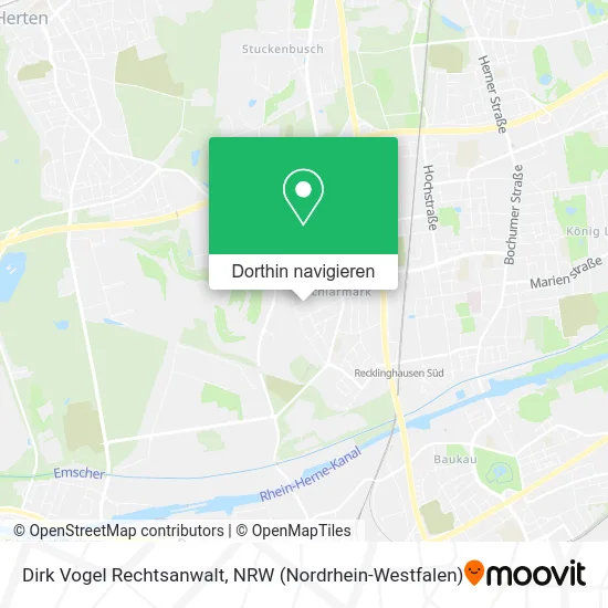 Dirk Vogel Rechtsanwalt Karte