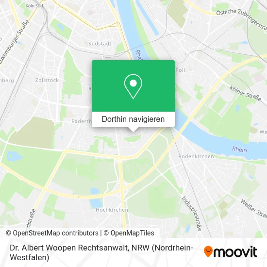 Dr. Albert Woopen Rechtsanwalt Karte