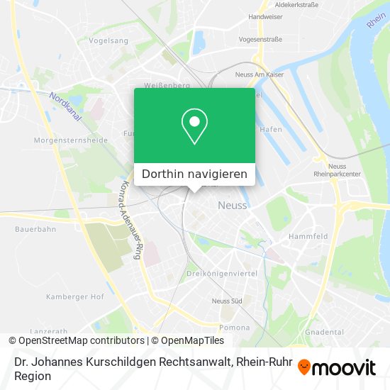 Dr. Johannes Kurschildgen Rechtsanwalt Karte