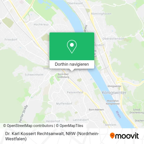 Dr. Karl Kossert Rechtsanwalt Karte