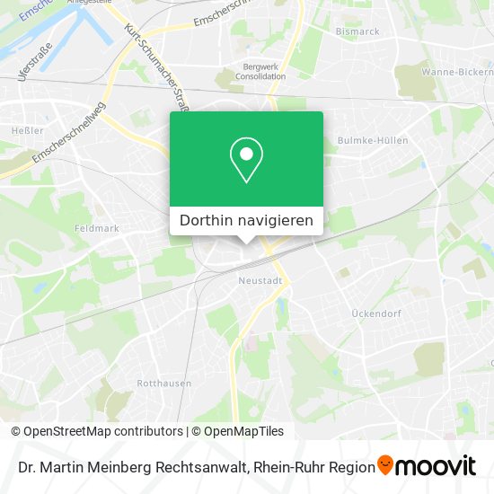 Dr. Martin Meinberg Rechtsanwalt Karte