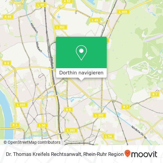 Dr. Thomas Kreifels Rechtsanwalt Karte