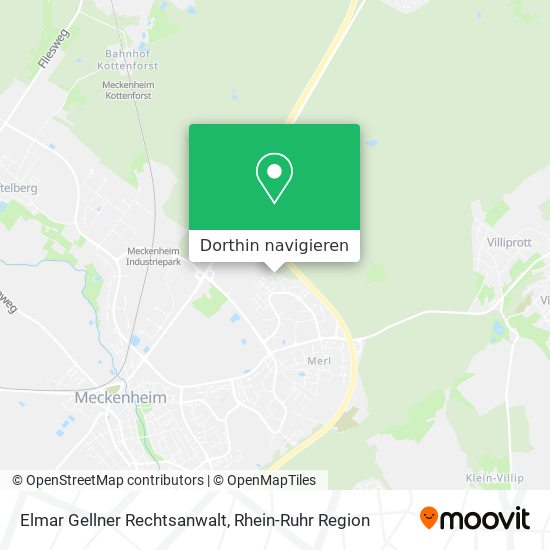 Elmar Gellner Rechtsanwalt Karte