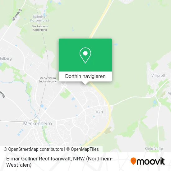 Elmar Gellner Rechtsanwalt Karte