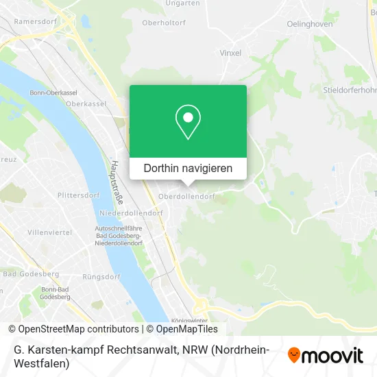 G. Karsten-kampf Rechtsanwalt Karte