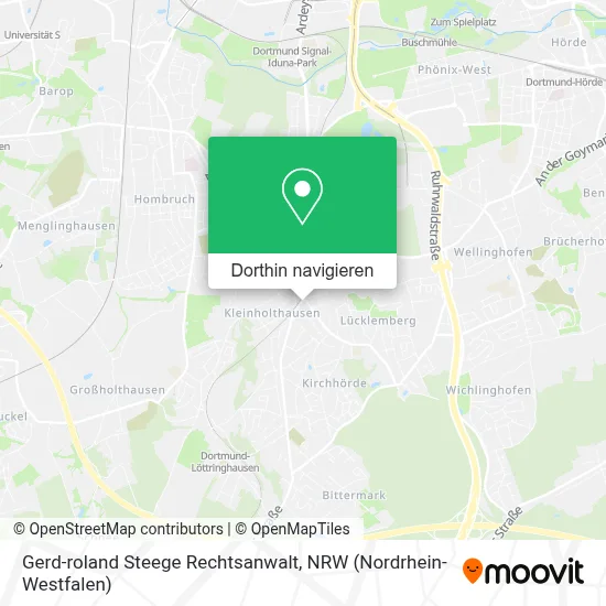 Gerd-roland Steege Rechtsanwalt Karte