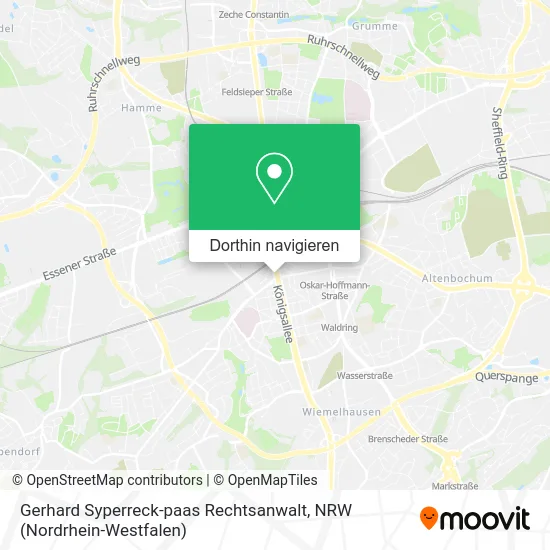 Gerhard Syperreck-paas Rechtsanwalt Karte