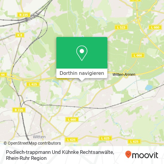 Podlech-trappmann Und Kühnke Rechtsanwälte Karte