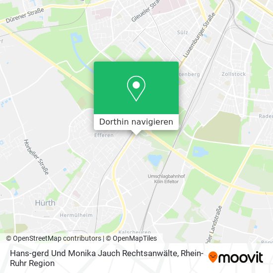 Hans-gerd Und Monika Jauch Rechtsanwälte Karte
