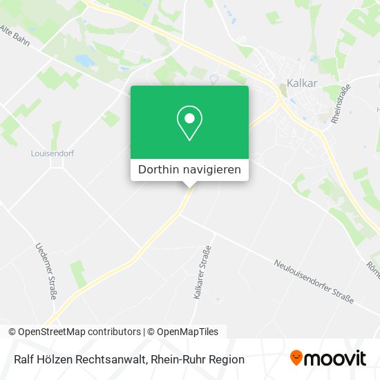 Ralf Hölzen Rechtsanwalt Karte