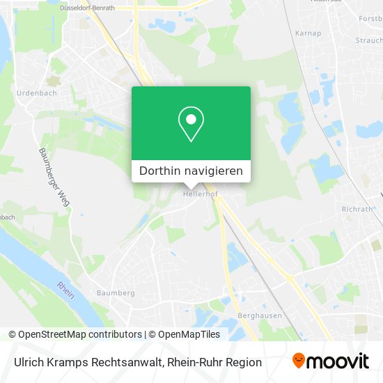 Ulrich Kramps Rechtsanwalt Karte