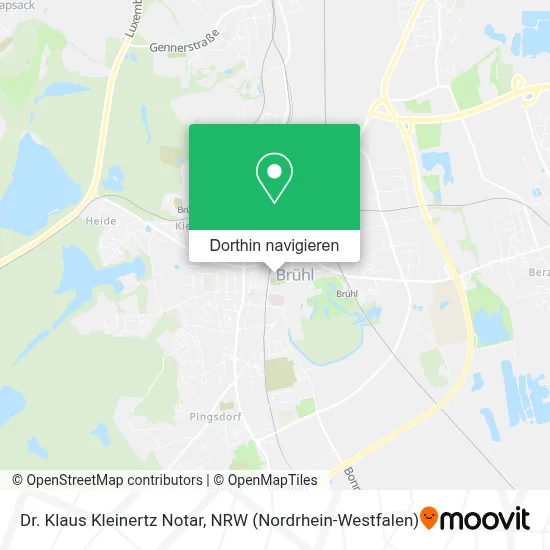 Dr. Klaus Kleinertz Notar Karte