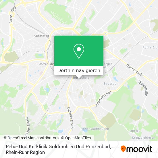 Reha- Und Kurklinik Goldmühlen Und Prinzenbad Karte