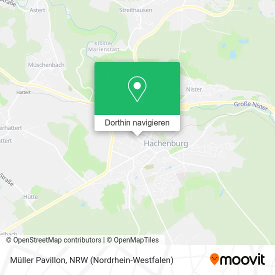 Müller Pavillon Karte