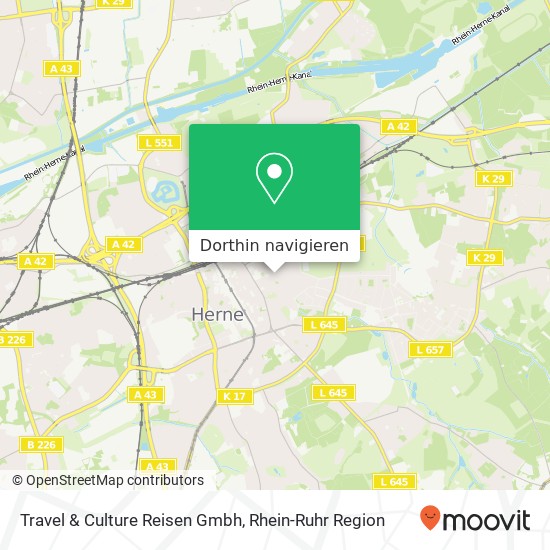 Travel & Culture Reisen Gmbh Karte